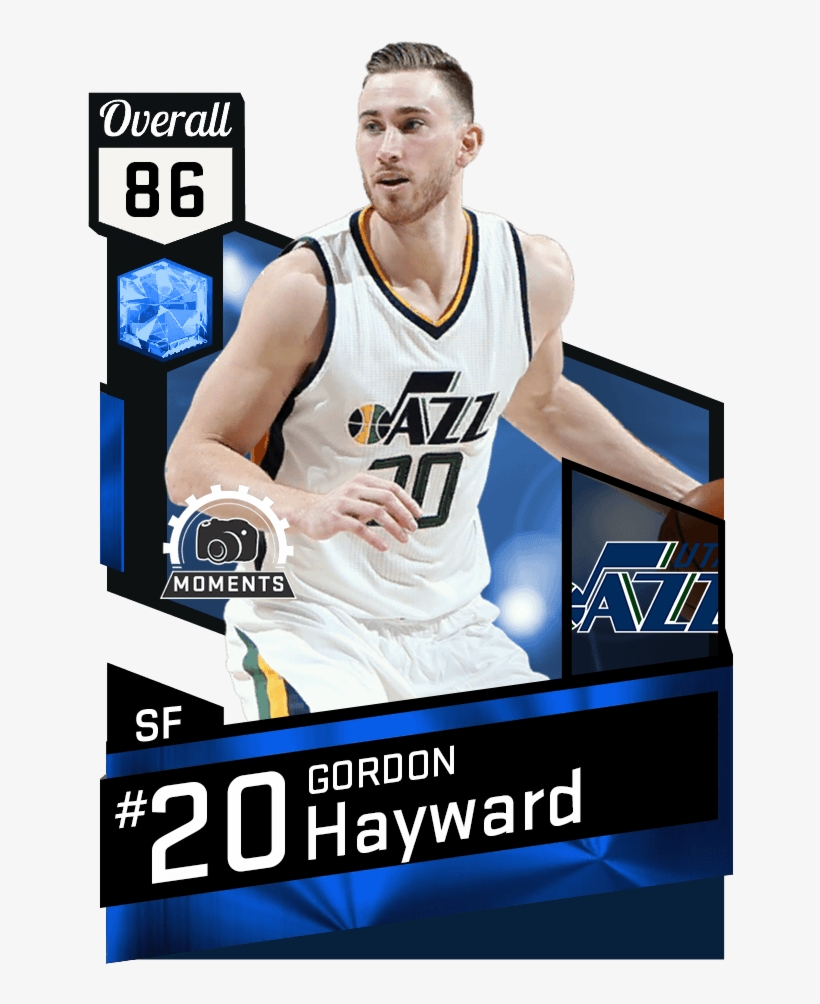 New Cards - Gordon Hayward Nba 2k17, transparent png