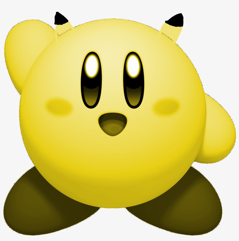 Kirby Pikachu - Yoshi Kirby, transparent png