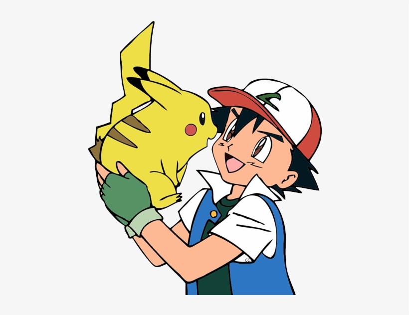 Pikachu Ash, Pikachu - Pikachu And Ash, transparent png