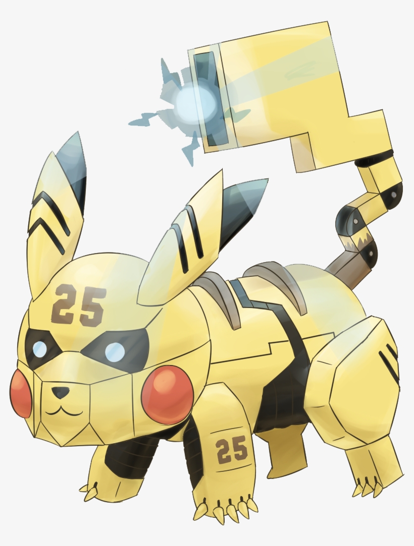 Mech Pikachu - Cartoon, transparent png