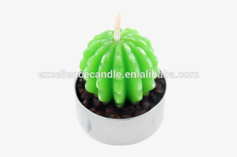 Wholesale Cute Shaped Cactus Candle Green Plant Candle - Candle, transparent png