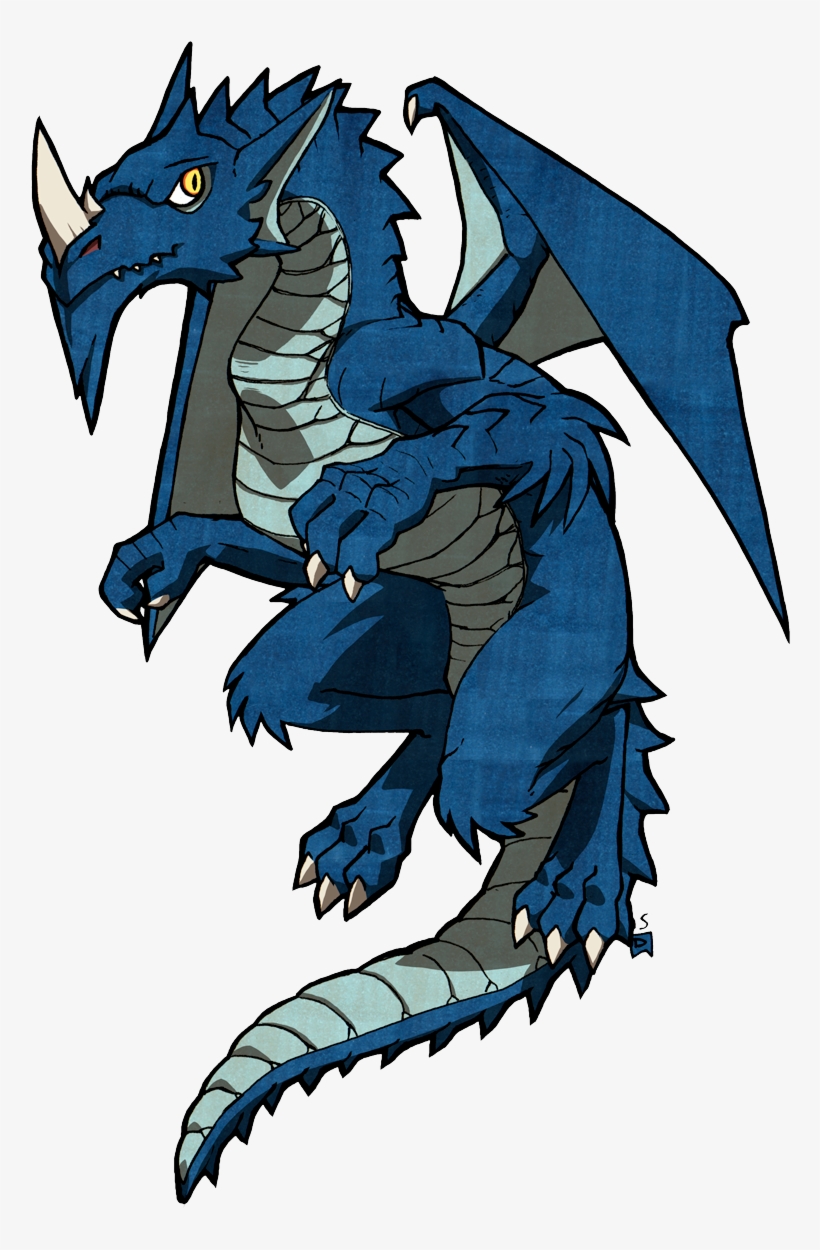 Adult Blue Dragon - D&d Adult Blue Dragon, transparent png