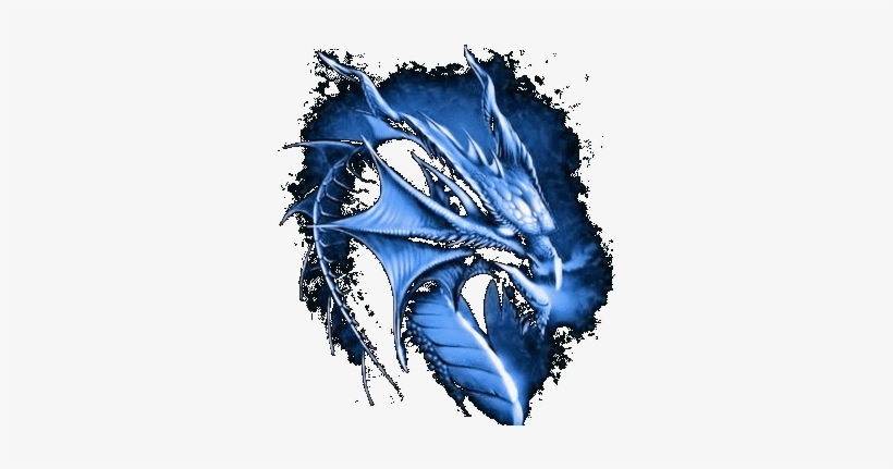 Blue Dragon - Logo Dragon Blue Transparent, transparent png