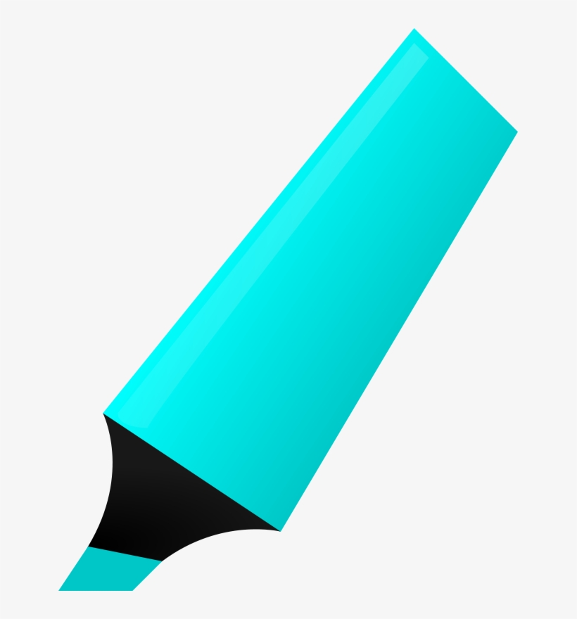 Highlighter Pen Clipart - Highlighter Clipart, transparent png