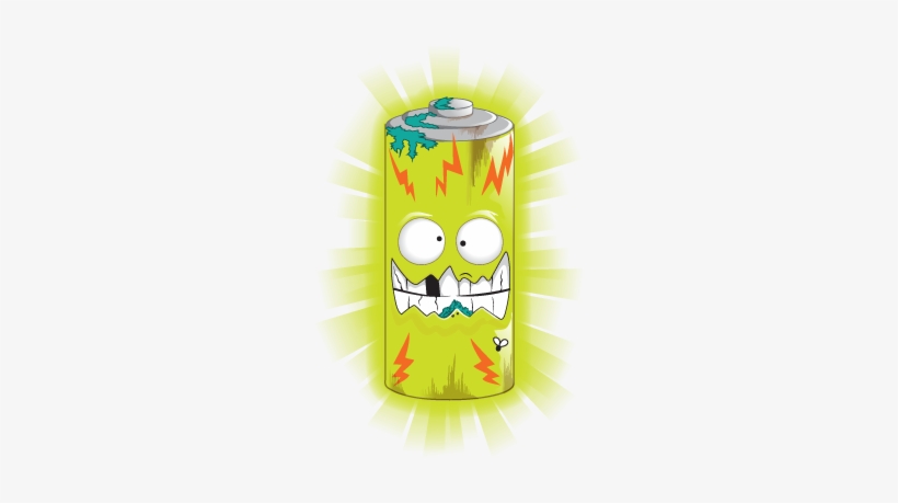 Flat-battery - Grossery Gang Series 2 Wikia, transparent png