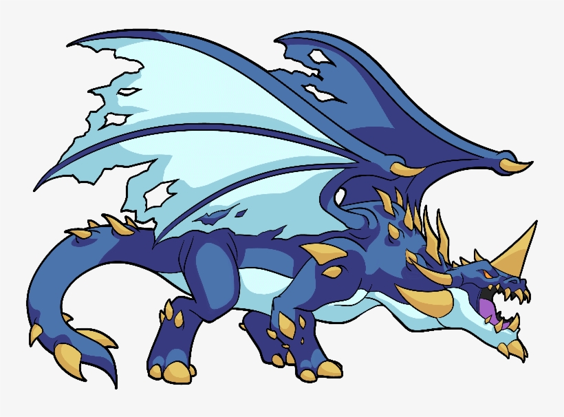 Blue-dragon - Steem Monsters, transparent png