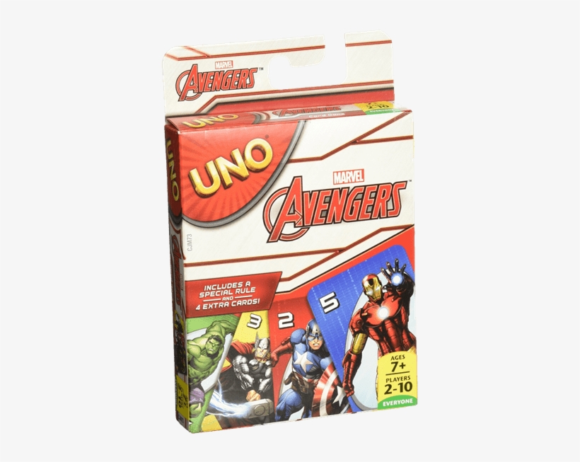 Marvel Avengers Uno Card Game By Mattel, transparent png