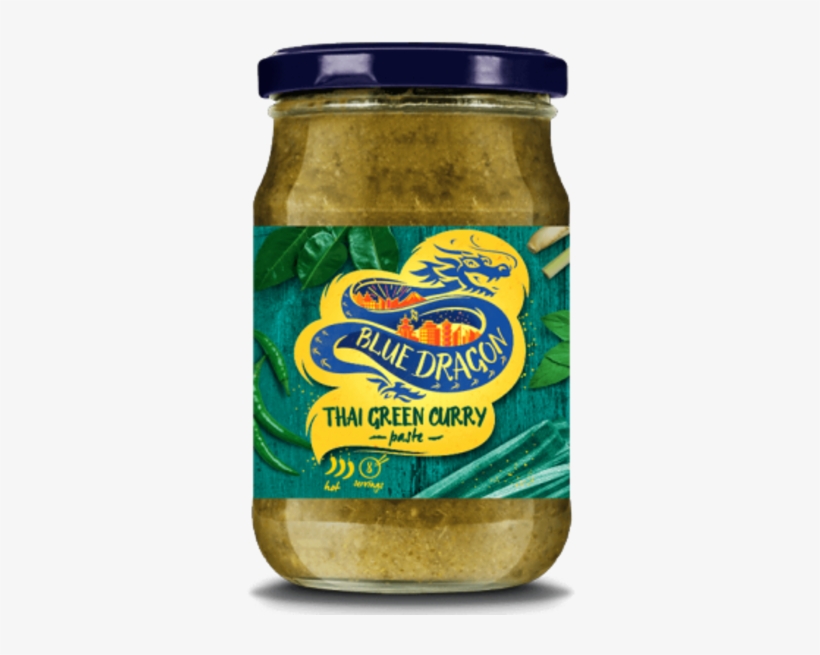 Thai Green Curry Paste With Real Lemongrass, Fish Sauce - Blue Dragon Thai Green Curry Paste, transparent png