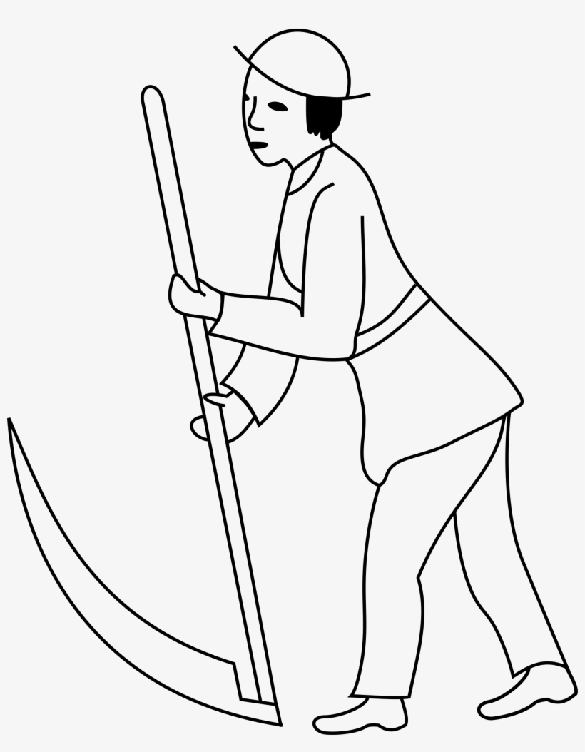 This Free Icons Png Design Of The Man With A Scythe, transparent png
