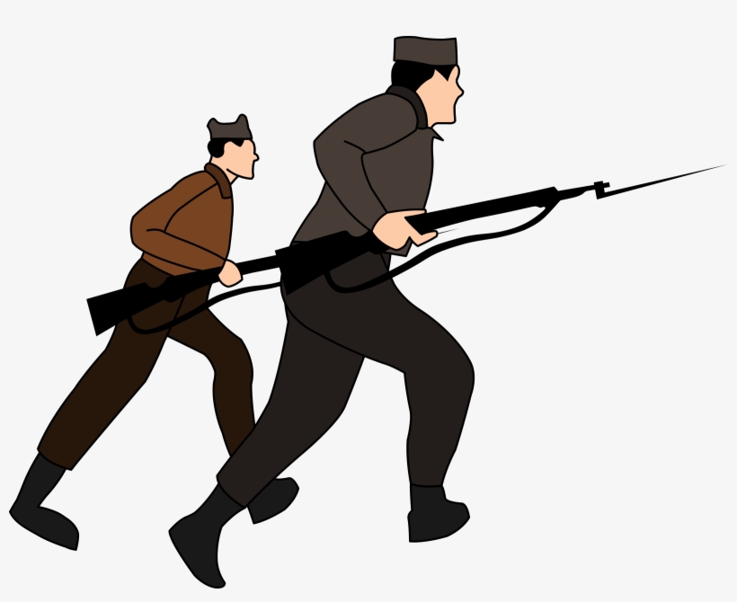 This Free Icons Png Design Of Charging Soldiers, transparent png