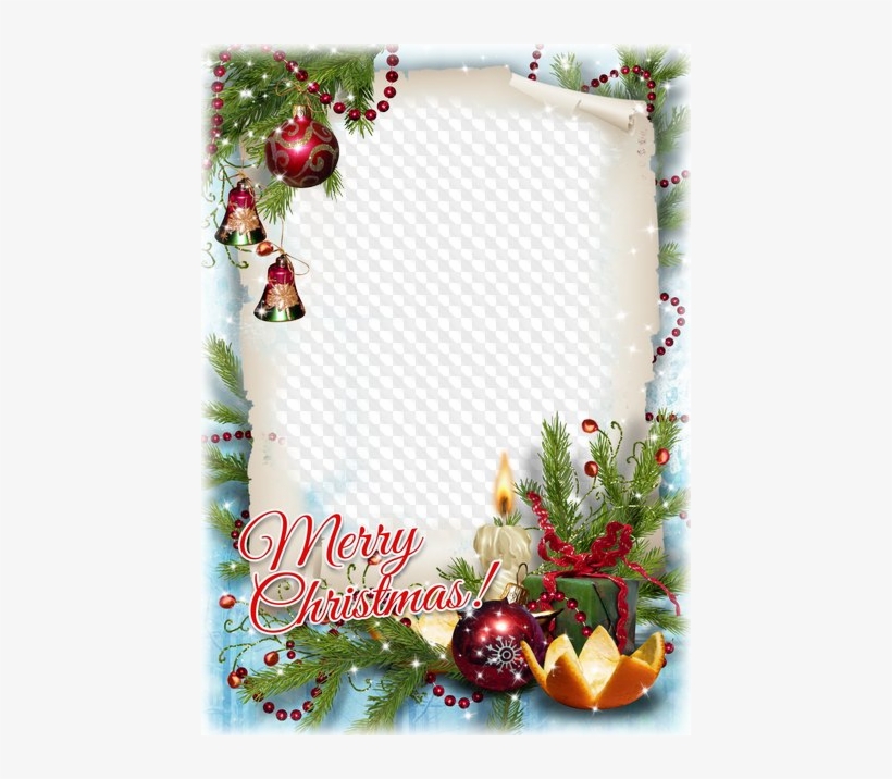 Free Christmas Photo Frame Merry Christmas - Png Christmas Frame Free, transparent png
