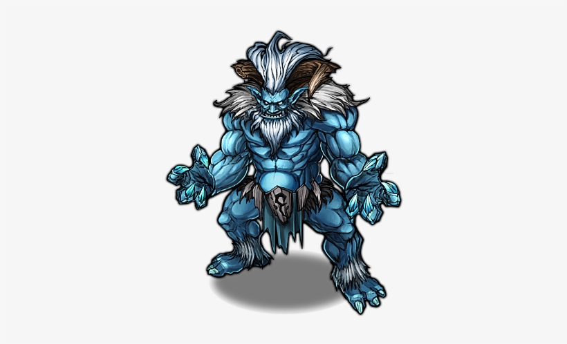 Horned Yeti - Illustration, transparent png