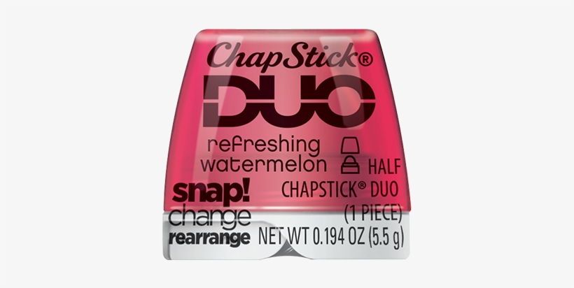 Chapstick® Duo - Chapstick Duo Sweet Peach Lip Balm - 0.194 Oz, transparent png
