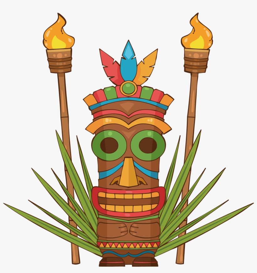 Hawaii Tiki Funcandi Jungle Run - Hawaiian Tiki Mask Png, transparent png