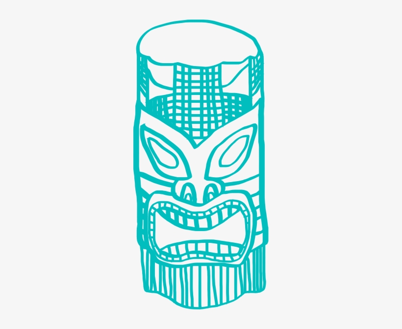 Hawaii Vector Tiki - Tiki Clip Art, transparent png