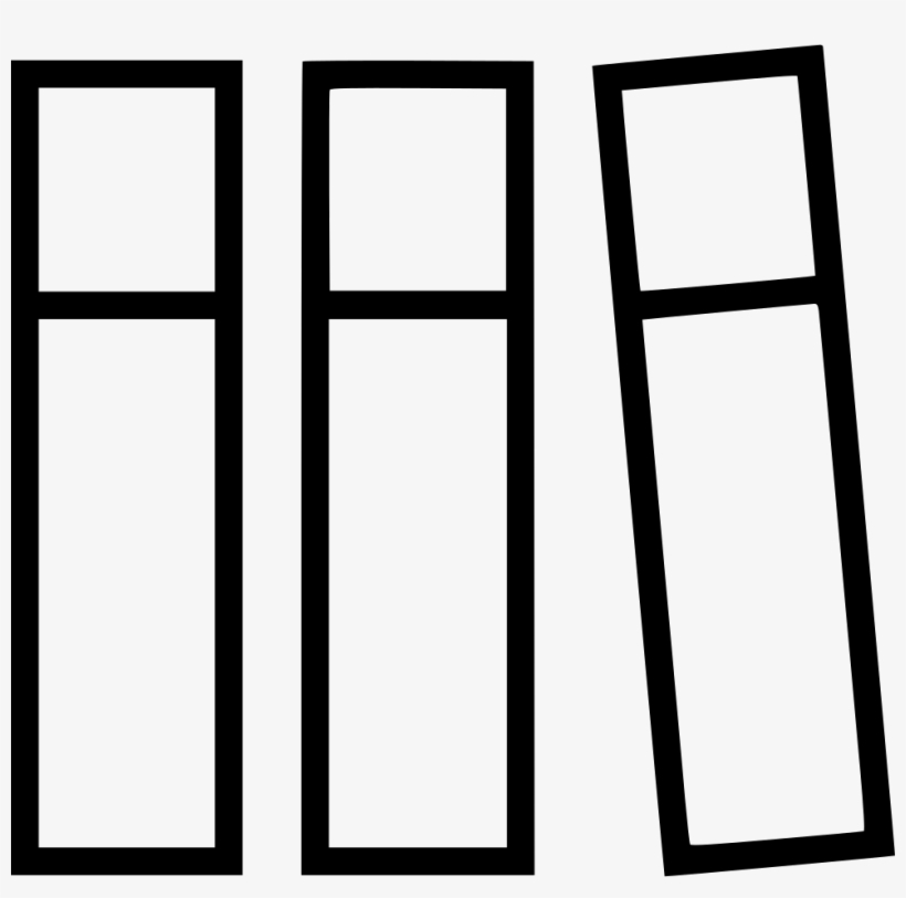 Books Stack Shelf - Png Book Stacks Icon Bw - 980x924 PNG Download - PNGkit