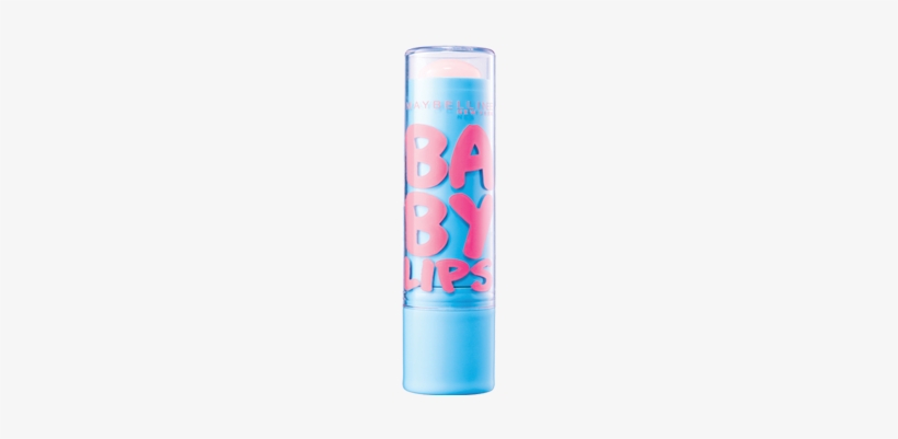 Blue, Lipstick, And Pink Image - Maybelline Baby Lips Moisturizing Lip Balm Quenched, transparent png