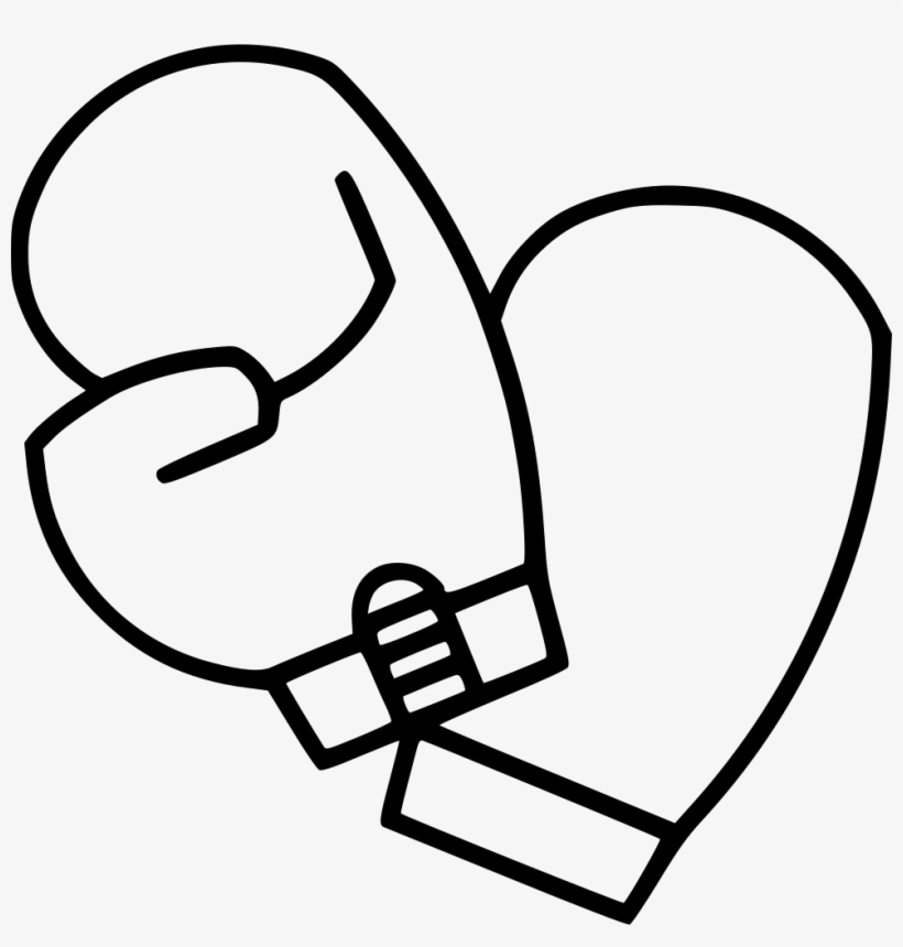 Boxing Image Download Free Download On Melbournechapter - Boxing Gloves Drawing Png, transparent png