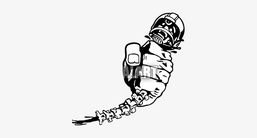 Spine Drawing Clip Art - Football Player, transparent png