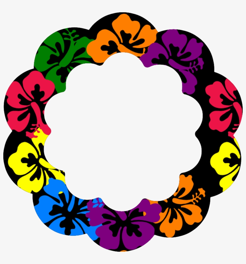 Frame Png Album - Ducttapeworld Hawaiian Flower Duct Tape Wallet, transparent png