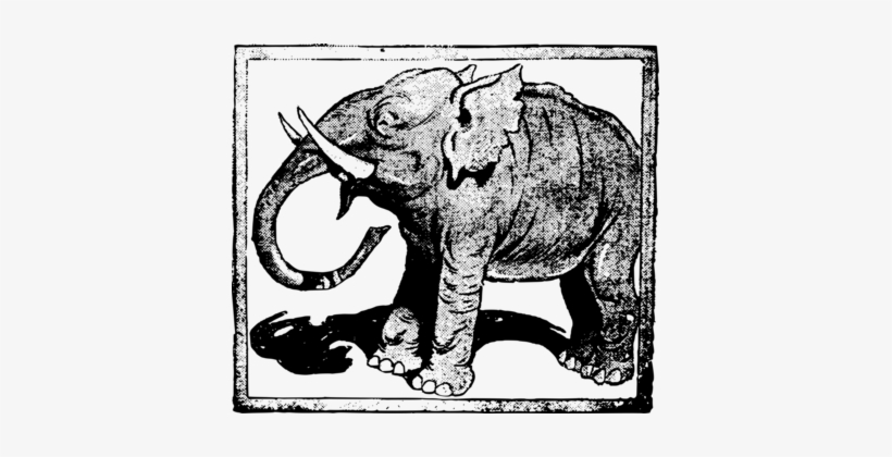 Indian Elephant African Elephant Drawing Computer Icons - Elephant, transparent png