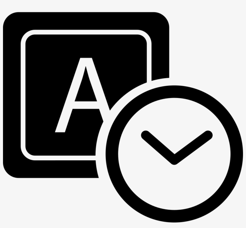 Keyboard Key A And A Clock Comments - Computer Keyboard, transparent png