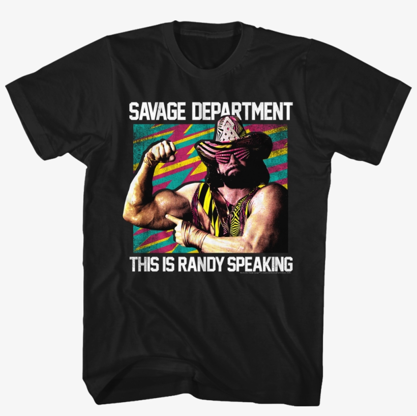 Savage Department Macho Man T-shirt - Misfits Shirt, transparent png