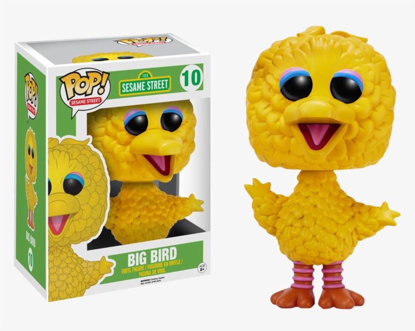 Big Bird 6" Super-sized Pop Vinyl Figure - Big Bird Funko Pop, transparent png