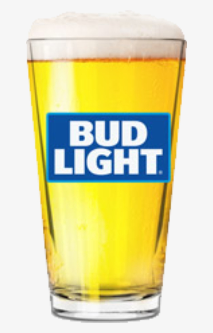 Bud Light 16 Oz Pint Glass - Bud Light 2-pack Glass Pint, 16oz, transparent png