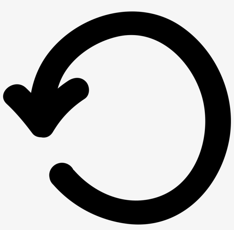 Refresh Circular Arrow Hand Drawn Symbol - Circle Arrow Vector, transparent png