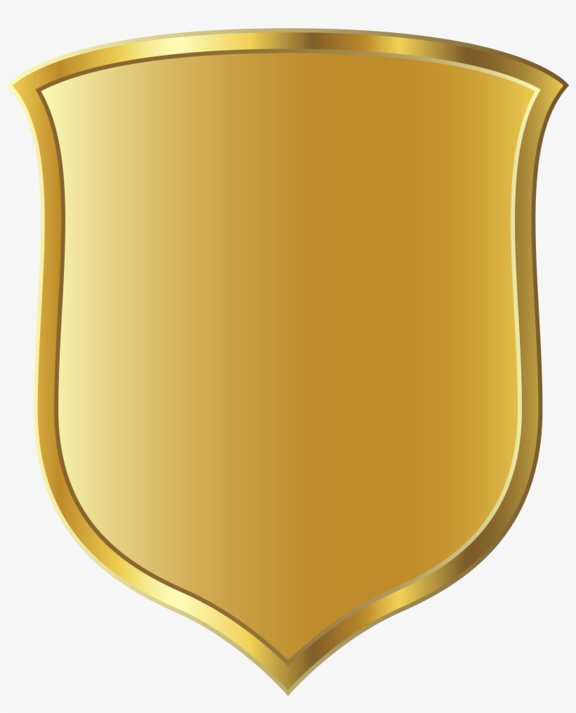 Golden Badge Template Png Picture - Golden Badge, transparent png
