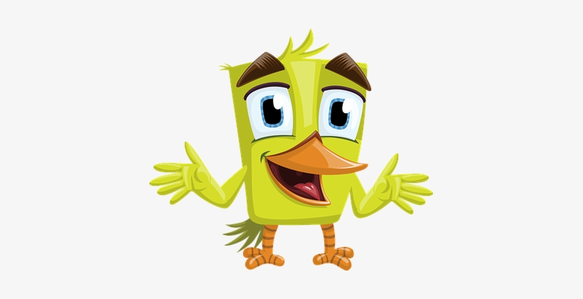 Bird Green Charming Beak Big Beak Eyes Hel - Love Long Weekends, transparent png
