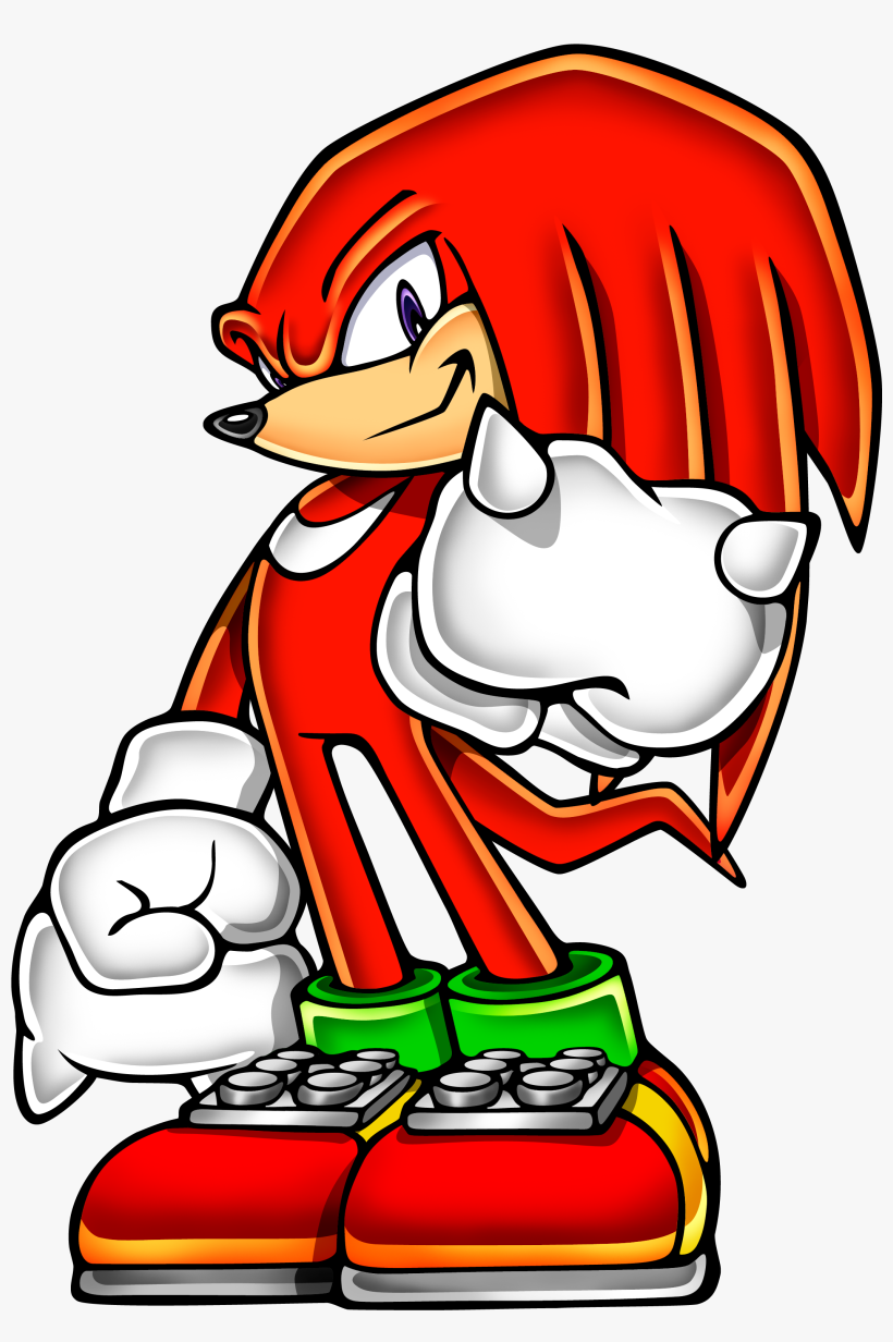 8 Feb - Knuckles The Echidna Sonic Advance, transparent png