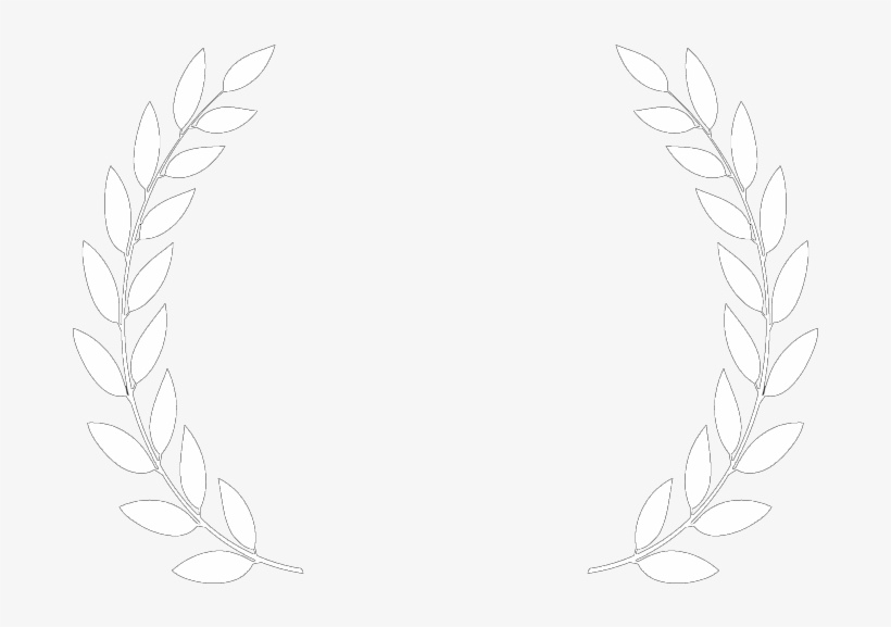 Empty Award Logo Template Logo Comments - White Film Festival Laurels, transparent png