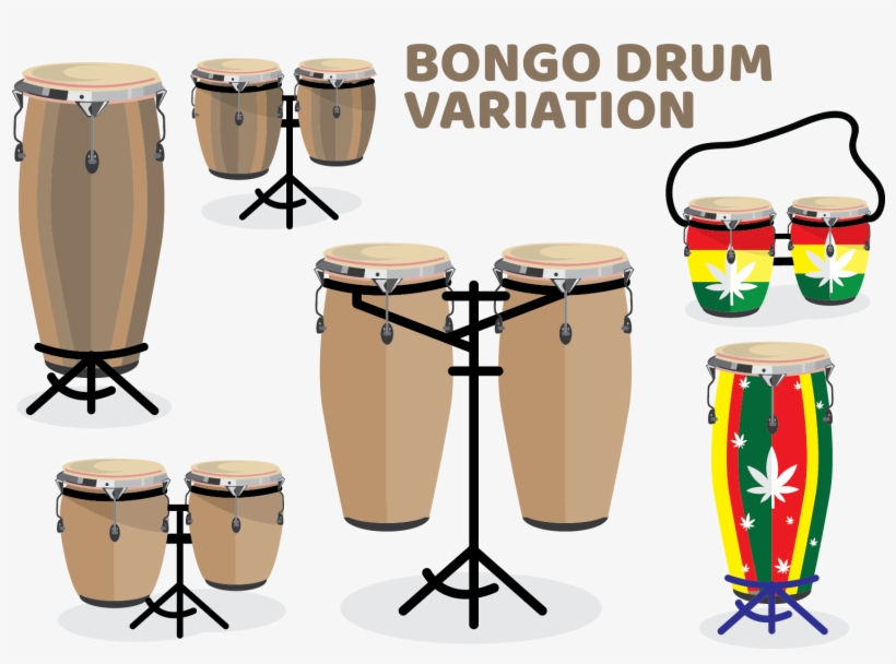 Bongo Drum Variation Pack - Conga, transparent png