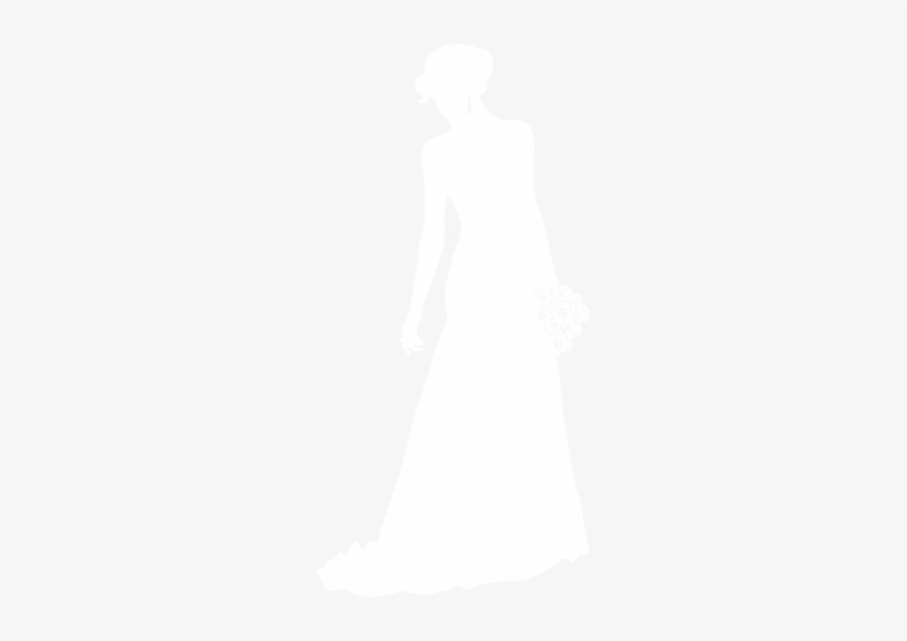Bride - Bride White Silhouettes Png, transparent png