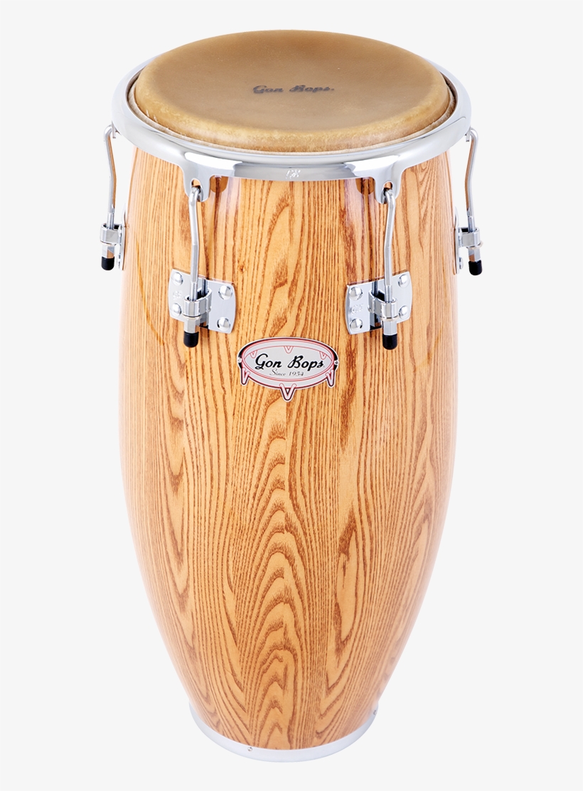 Gon Bops Congas - Gon Bops Alex Acuna Series Tumba Drum Natural Lacquer, transparent png