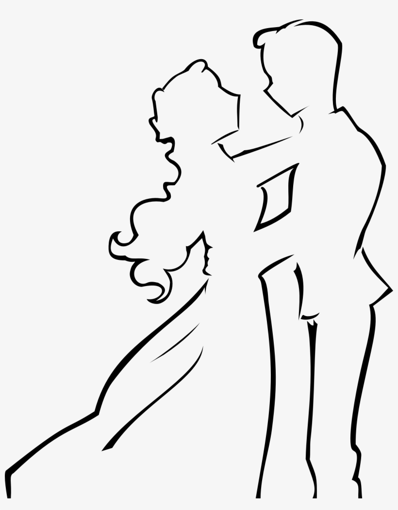 Couple Silhouette Clipart Best Mdqh9m Clipart - White Silhouette Couple Png, transparent png