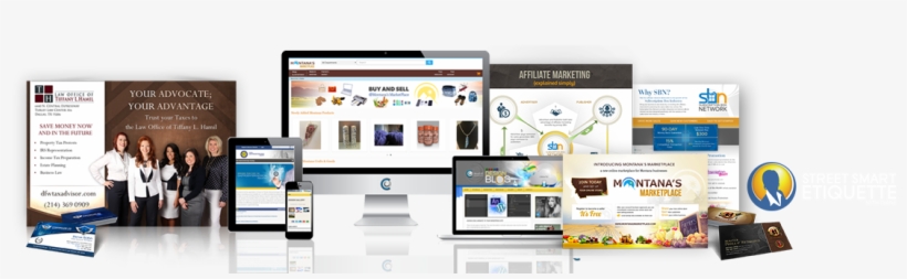 Web Design Portfolios Banner, transparent png