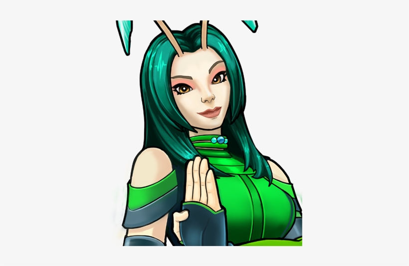 Mantis From Marvel Avengers Academy 005 - Guardians Of The Galaxy Mantis Anime, transparent png