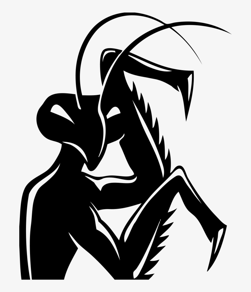 Mantis Kung Fu Academy Grading System - Praying Mantis Silhouette Drawing, transparent png