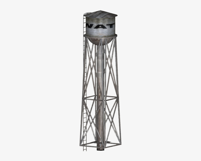 Water Tower - Transmission Tower, transparent png