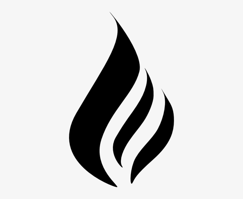 Flame Silhouette Svg