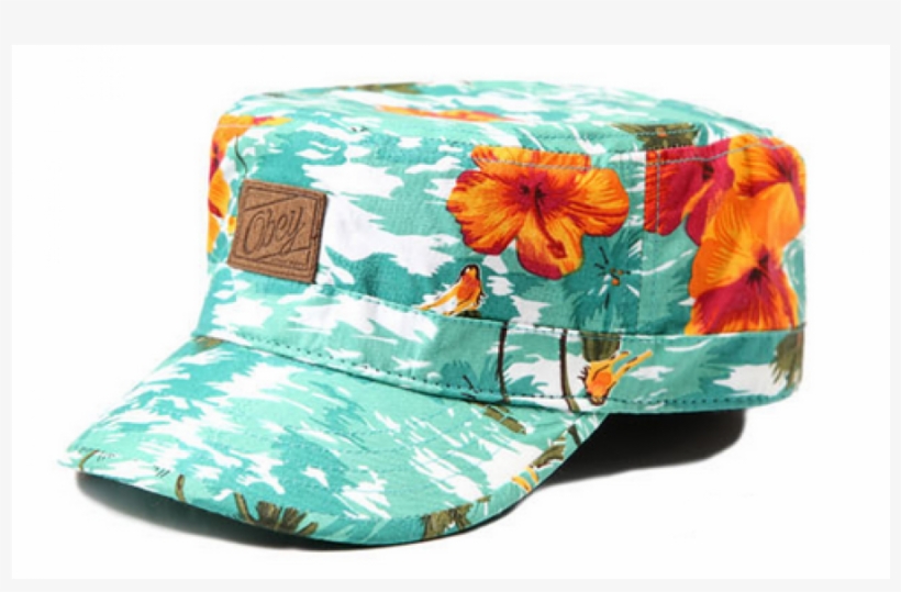 Smell The Scent Of Tropical Flowers Woth Obey Obey - Baseball Cap, transparent png