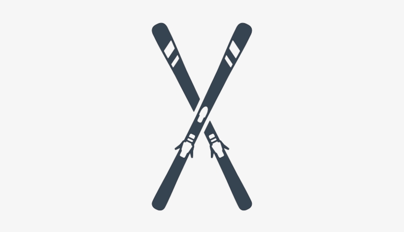 Back To Home - Skis Crossed, transparent png