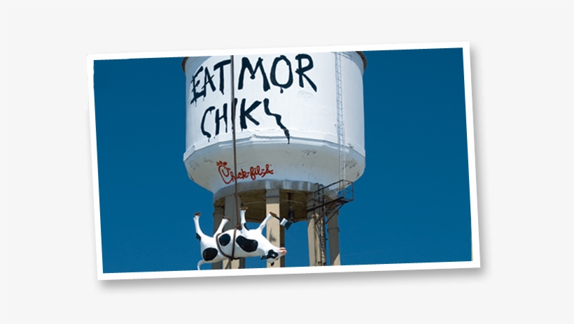 Then - Chick Fil A Cows Billboard, transparent png