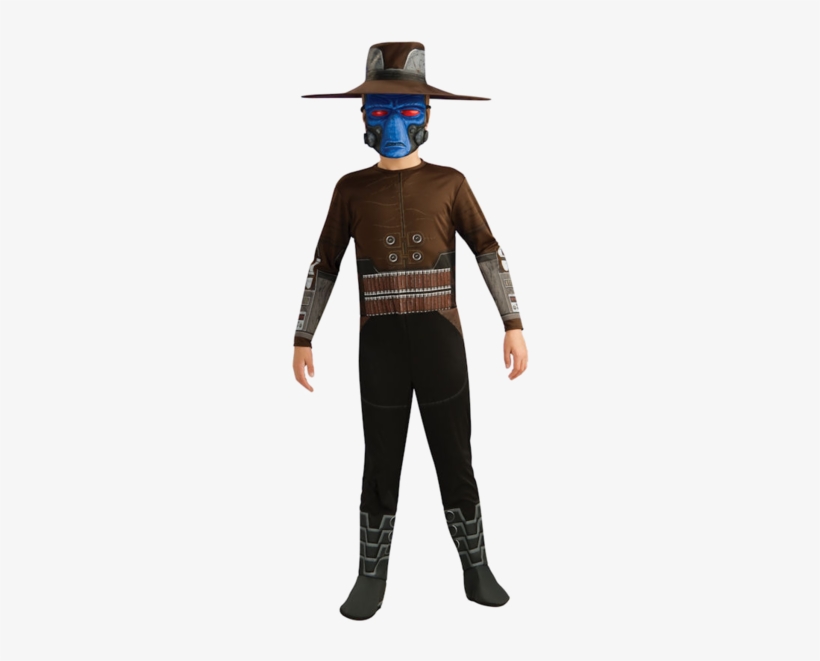 The Child Cad Bane Star Wars Costume Includes A Black - Childs Cad Bane Costume - Star Wars - Small, transparent png