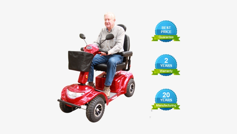 Mobility Scooter - Old People Scooter Png, transparent png