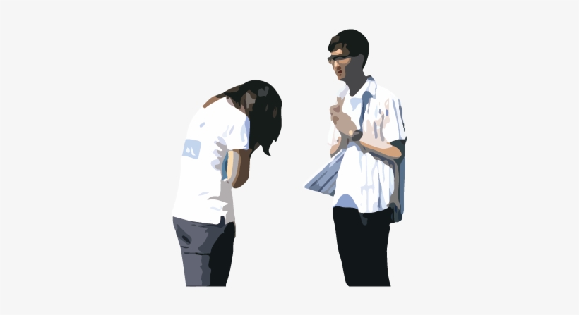 For Example They Doing "wai" With Other People - Thai People Png, transparent png