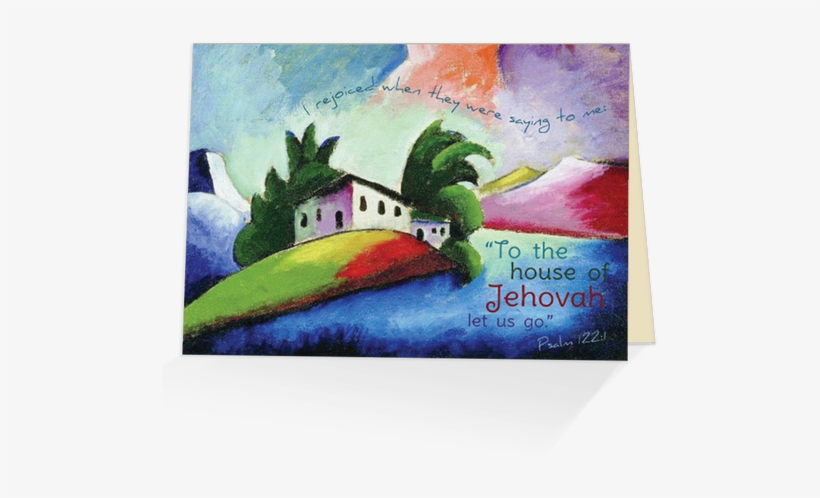 To The House Of Jehovah - Flekmanart Landscape By Ilya Mashkov Accent Tile Mural, transparent png